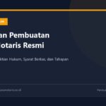 Proses penandatanganan dan pembuatan akta notaris resmi