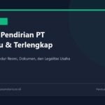 Ilustrasi penandatanganan dokumen syarat pendirian PT di hadapan notaris